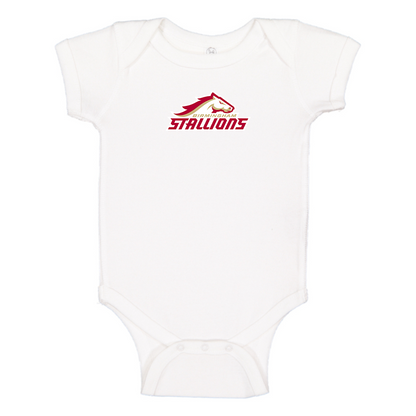 Birmingham Stallions Logo Baby Onesie Romper