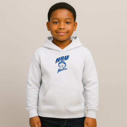 Youth Houston Baptist Huskies Logo Pullover Hoodie
