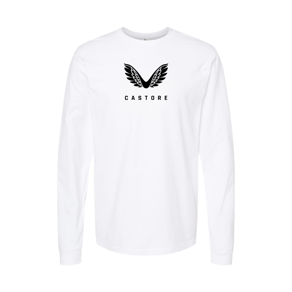 Youth Castore Logo Cotton Long Sleeve T-Shirt
