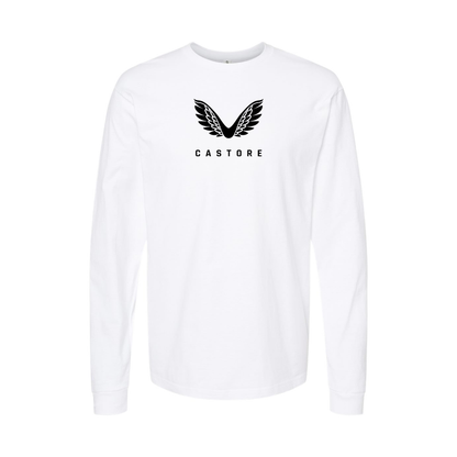 Youth Castore Logo Cotton Long Sleeve T-Shirt