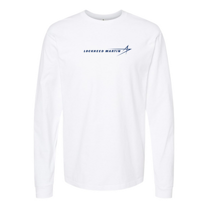 Men's  Lockheed Martin  Logo Cotton Long Sleeve T-Shirt