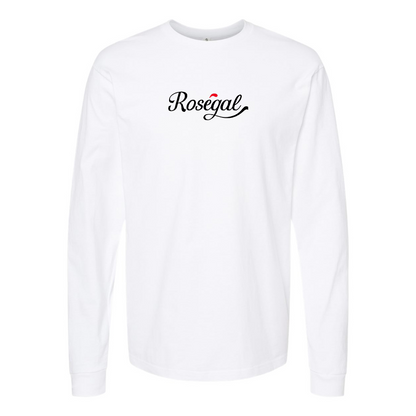 Men's Rosegal Logo Cotton Long Sleeve T-Shirt