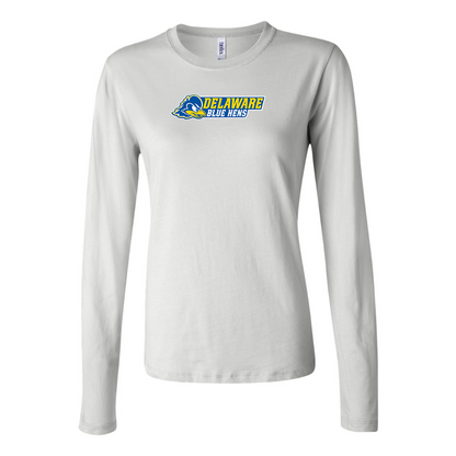 BELLA CANVAS  Delaware Blue Hens Jersey Long Sleeve Tee