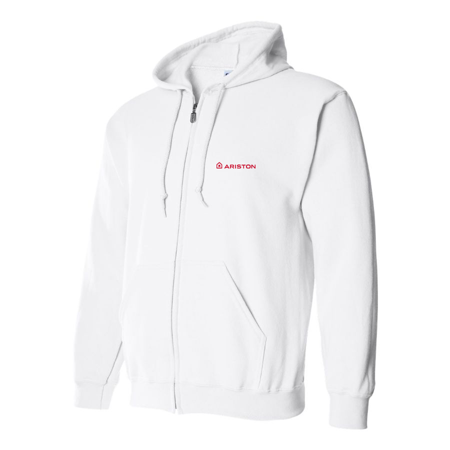 Men's Ariston Logo Zipper Hoodie