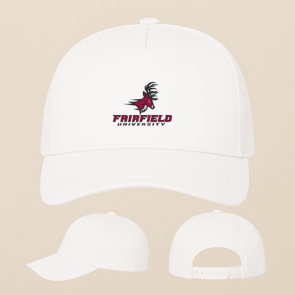 Fairfield Stags Logo Five Panel Twill Snapback Cap