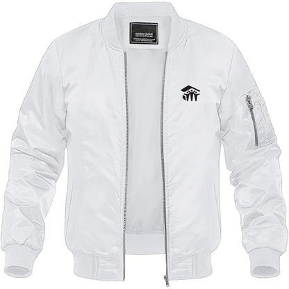 Men's Habitat for Humanity Logo Lightweight Bomber Jacket Windbreaker Softshell Varsity Jacket Coat