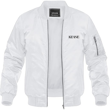Men's Keane Lightweight Bomber Jacket Windbreaker Softshell Varsity Jacket Coat