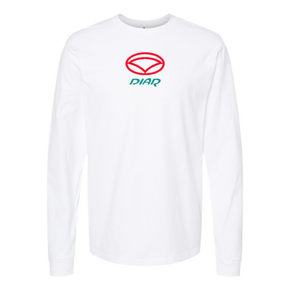 Men's Diar Motors Logo Cotton Long Sleeve T-Shirt