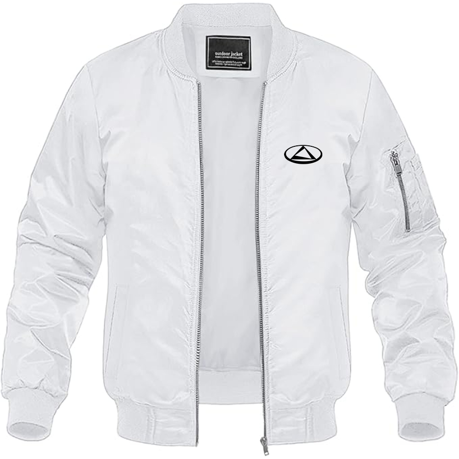 Men's Doninvest Logo Lightweight Bomber Jacket Windbreaker Softshell Varsity Jacket Coat