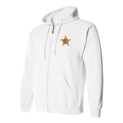 Men's Secret Service Star Logo  Zipper Hoodie