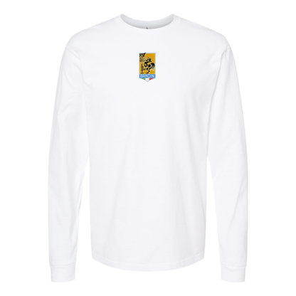 Youth Bandini Automobili Logo Cotton Long Sleeve T-Shirt