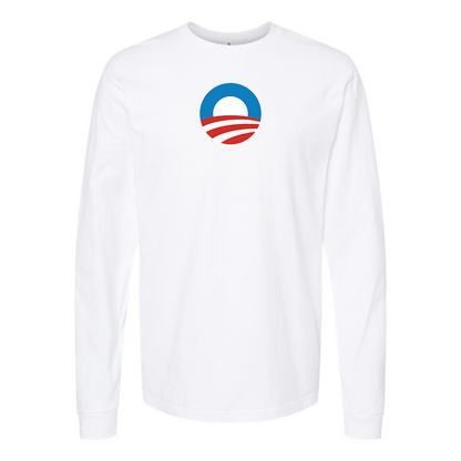 Youth Obama Logo Cotton Long Sleeve T-Shirt