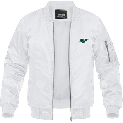 Men's RUF Logo Lightweight Bomber Jacket Windbreaker Softshell Varsity Jacket Coat