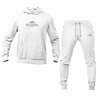 Men's Belvedere Logo Hoodie Joggers Set