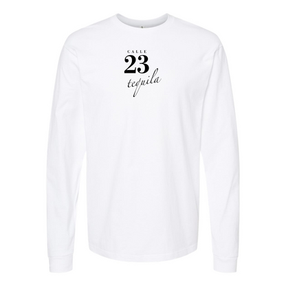 Men's Calle 23 Logo Cotton Long Sleeve T-Shirt