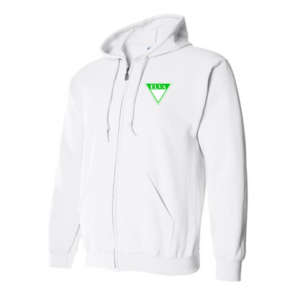 Men's Elva Logo Zipper Hoodie