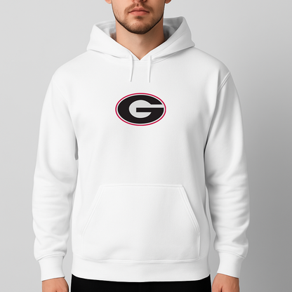 Men's Georgia Bulldogs Logo Pullover Hoodie