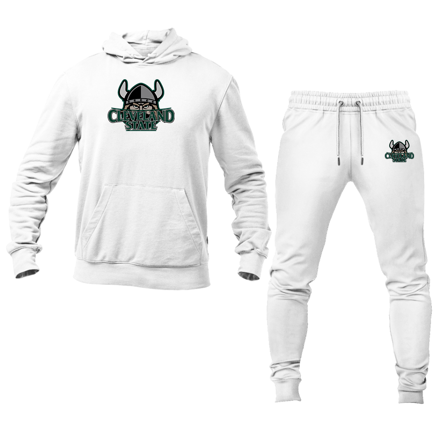 Men's   Cleveland State Vikings   Hoodie Joggers Set