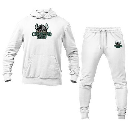 Men's   Cleveland State Vikings   Hoodie Joggers Set