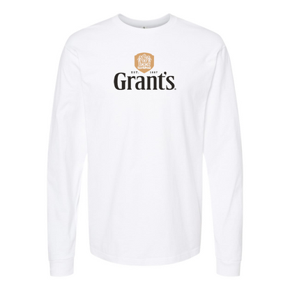Youth Grants Logo Cotton Long Sleeve T-Shirt