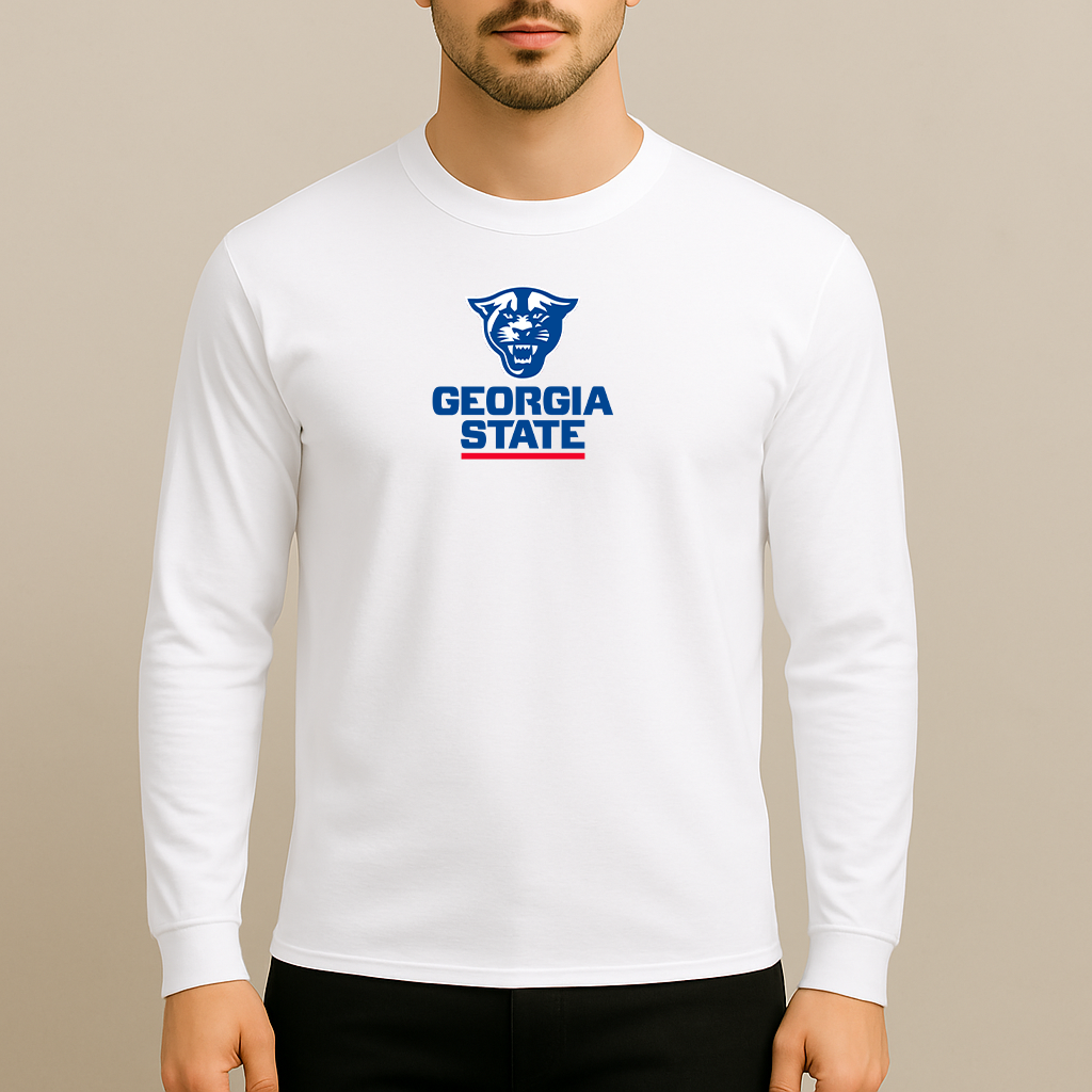 Men's Georgia State Panthers Logo Long Sleeve T-Shirt