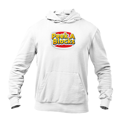 Men's Peek A Blocks Logo  Pullover Hoodie
