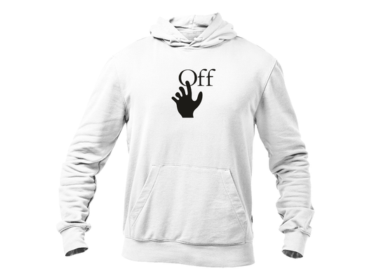 Men's Off-White Hand Softstyle Midweight Hooded Sweatshirt