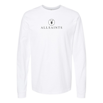 Men's AllSaints Logo Cotton Long Sleeve T-Shirt