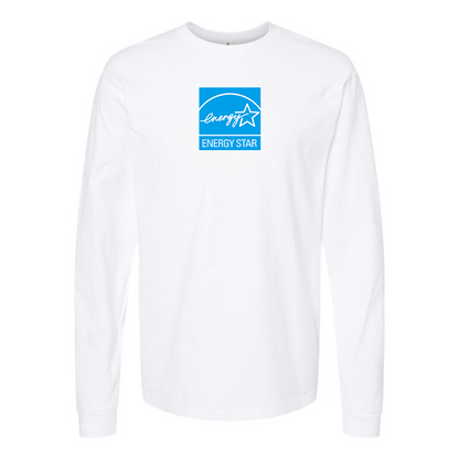 Men's Energy Star Logo Cotton Long Sleeve T-Shirt