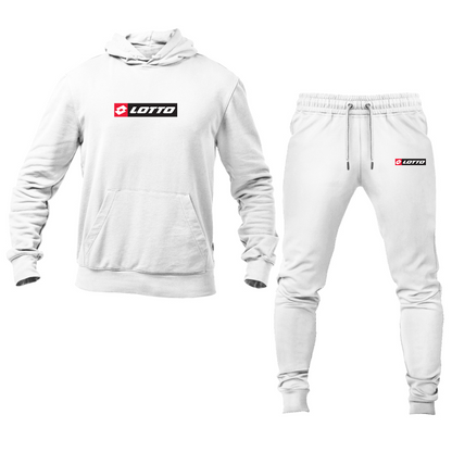 Men's Lotto Logo Hoodie Joggers Set