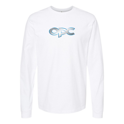 Men's Opel Performance Center Logo Cotton Long Sleeve T-Shirt