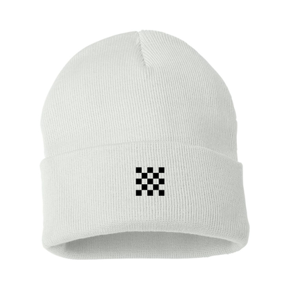 Checker Motors Corporation Logo Beanie Hat
