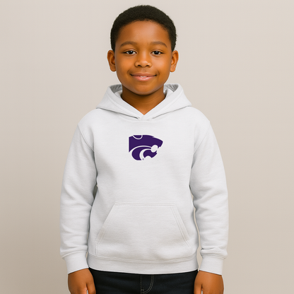 Youth Kansas State Wildcats Logo Pullover Hoodie