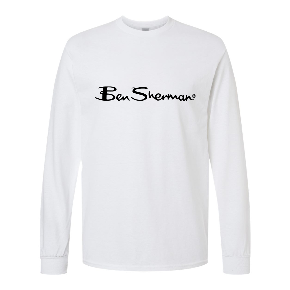 Men's Ben Sherman Gildan Heavy Cotton Long Sleeve T-Shirt