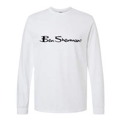 Men's Ben Sherman Gildan Heavy Cotton Long Sleeve T-Shirt