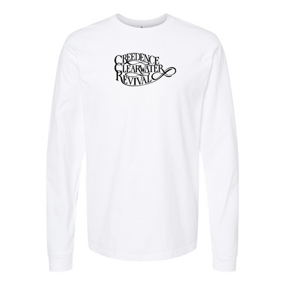 Men's Creedence Clearwater Revival Logo Cotton Long Sleeve T-Shirt