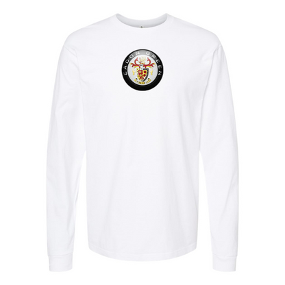 Men's Eadon Green Logo Cotton Long Sleeve T-Shirt