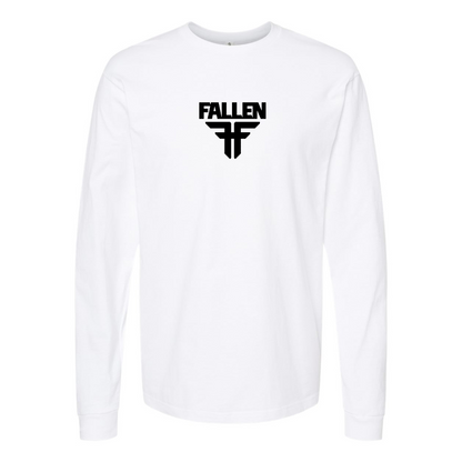 Youth Fallen Logo Cotton Long Sleeve T-Shirt