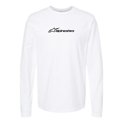Men's Alpinestars Logo Cotton Long Sleeve T-Shirt
