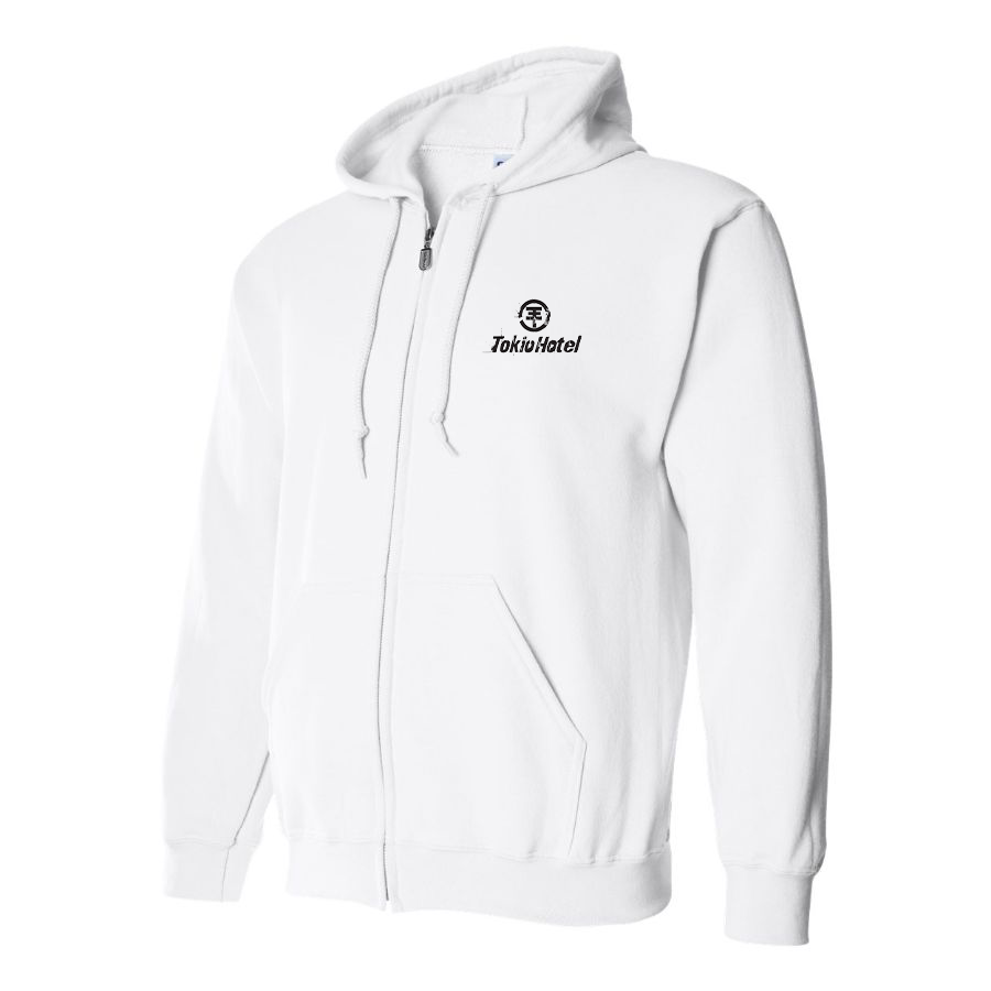 Men's Tokio Hotel Full Logo Zipper Hoodie