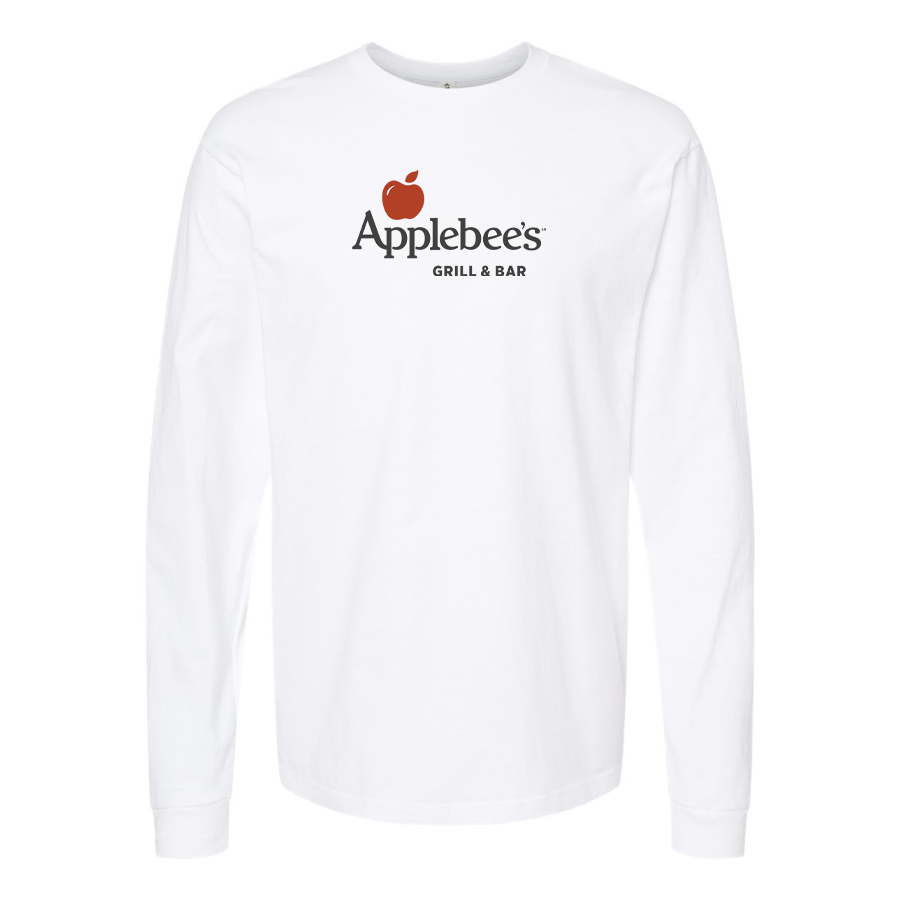 Men's Applebees Logo Cotton Long Sleeve T-Shirt