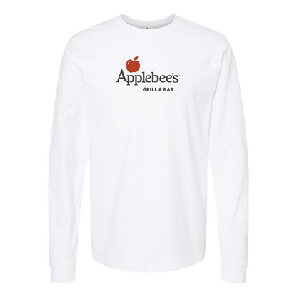Men's Applebees Logo Cotton Long Sleeve T-Shirt