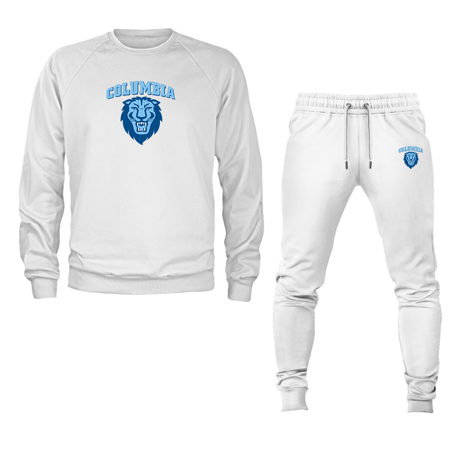 Men's   Columbia Lions Crewneck Sweatshirt Joggers Suit