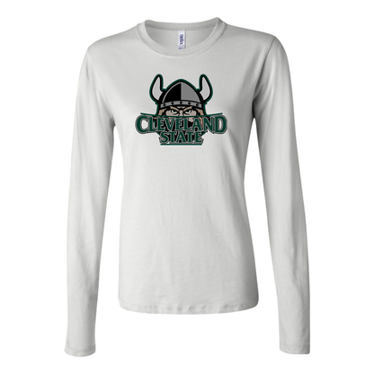 BELLA CANVAS Cleveland State Vikings Jersey Long Sleeve Tee