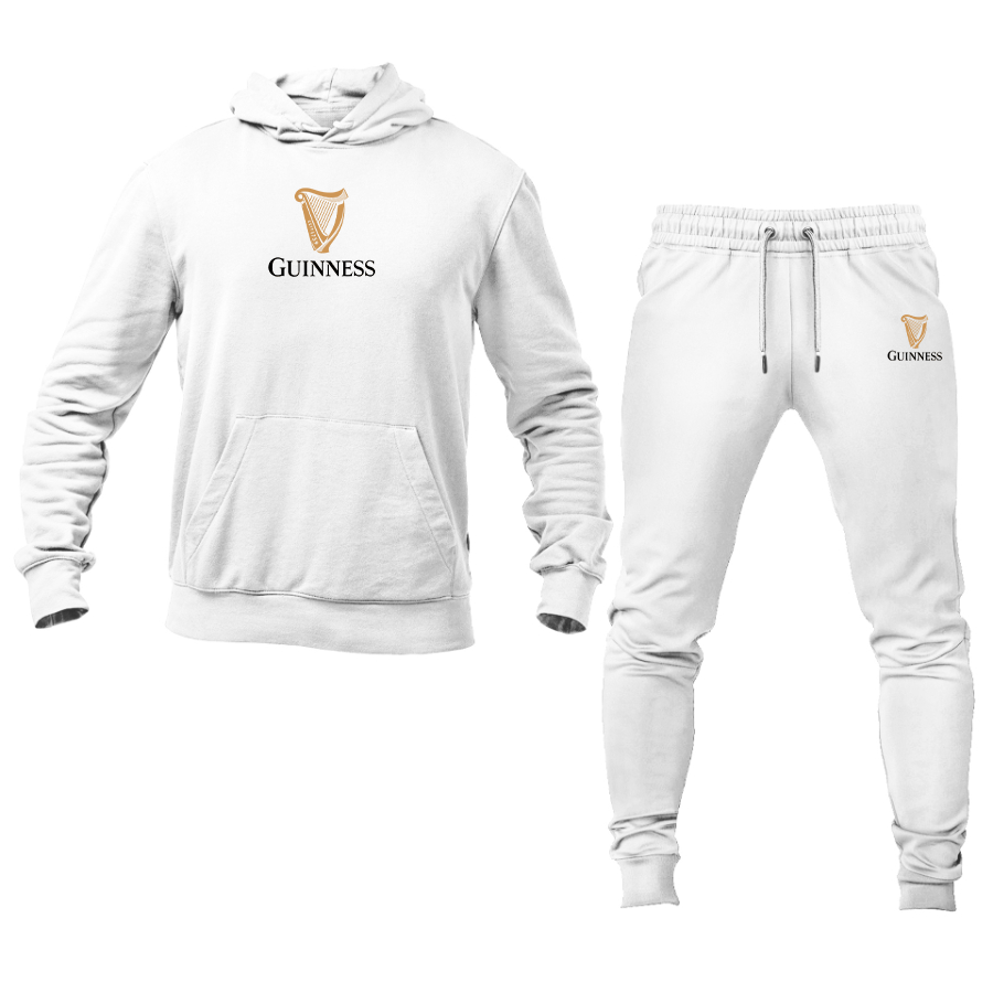 Men's Guinness Logo Hoodie Joggers Set
