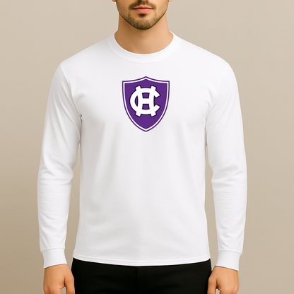 Men's Holy Cross Crusaders Logo Long Sleeve T-Shirt