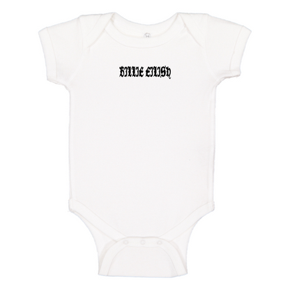 Billie Eilish  Logo Baby Onesie Romper