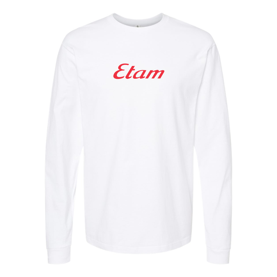 Youth Etam Logo Cotton Long Sleeve T-Shirt