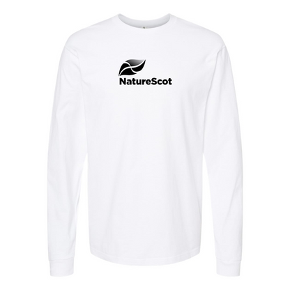 Men's Nature Scot  Logo Cotton Long Sleeve T-Shirt