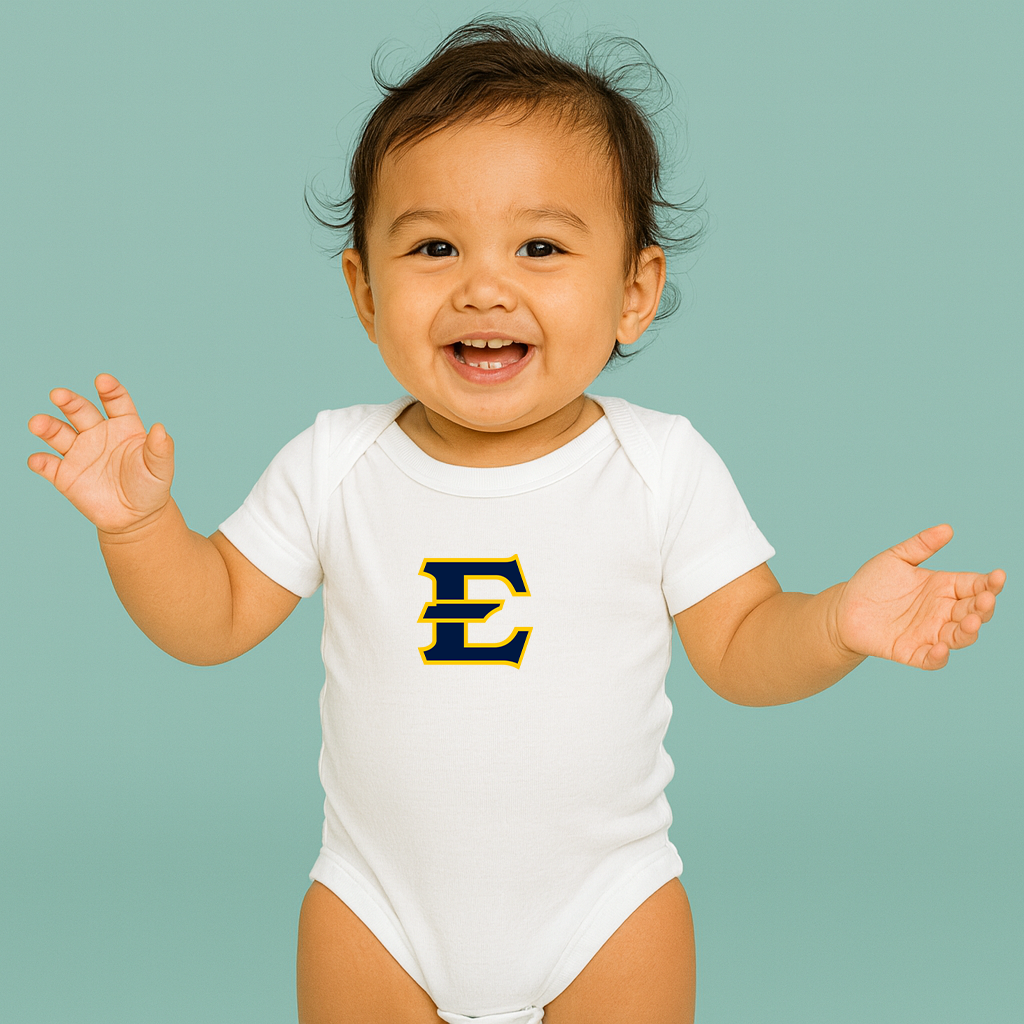 ETSU Buccaneers Logo Baby Romper Onesie